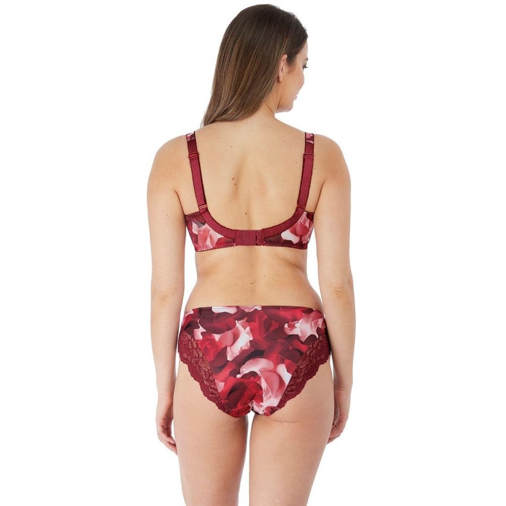 FANTASIE Rosemarie Rouge Underwire Side Support Floral Bra 32G NEW - Picture 3 of 12